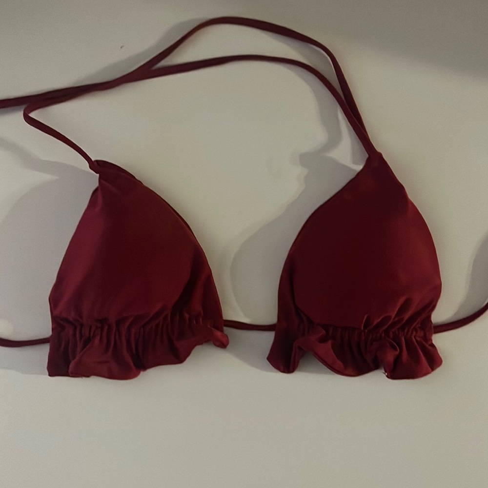 Red Triangle Bikini Set